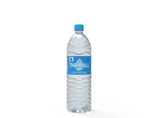 Thrimall 1L Water Bottles: 12 Bottles per Case, ₹ 10 per Bottle